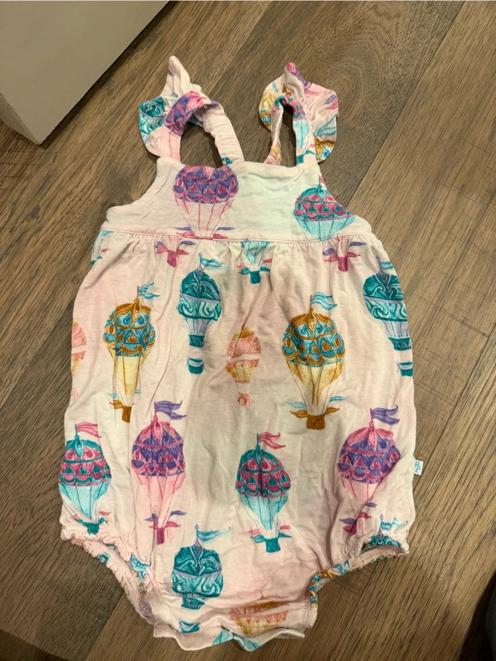 Posh Peanut Pink Hot Air Balloon Print One-Piece